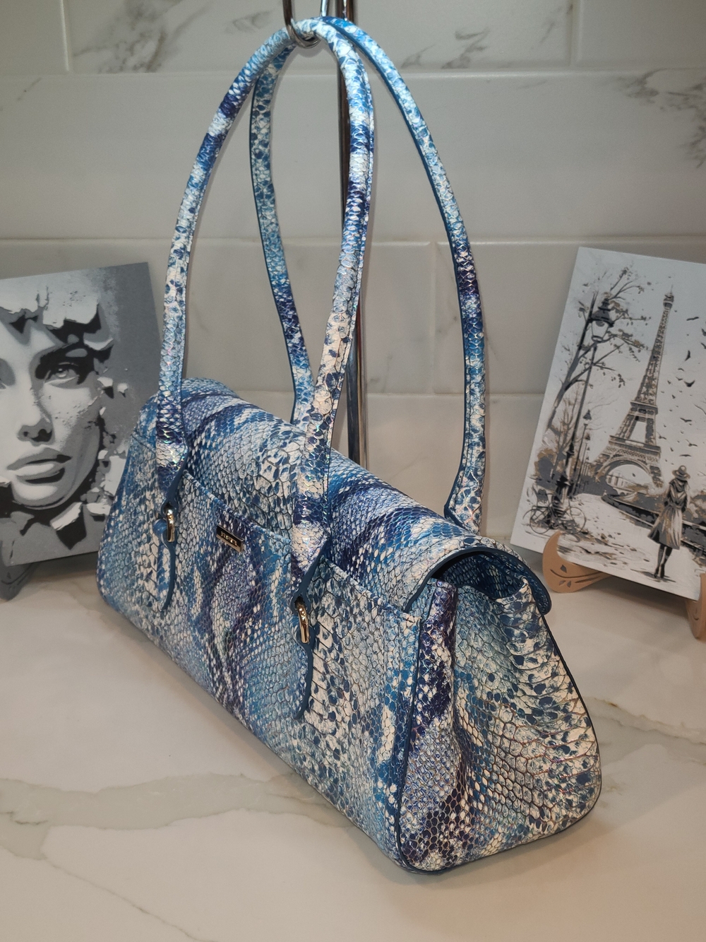 Brahmin NWOT Joyful Oceangrove Dayan Shoulder Bag - Picture 10 of 14